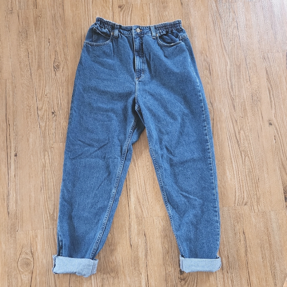 Vintage LL Bean High Waisted Mom Jeans/Balloon Jeans Tall